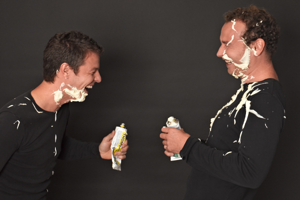 Gelobt sei die gute alte Thomy-Tube! (Foto: Basile Bornand)