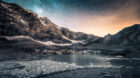 Im Gries Gletschersee und Milchstrasse