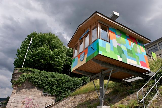 Federico Herreros «River Bank», Teil des Art Parcours 2011.