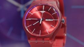 SWATCH NEW GENT - Eine Swatch aus der neuen Kollektion anlaesslich der Praesentation der Swatch New Gent im Bierhuebeli Bern