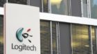 The logo of Swiss computer device producer Logitech in front of the European headquarters in Morges, Switzerland, Tuesday, Ja