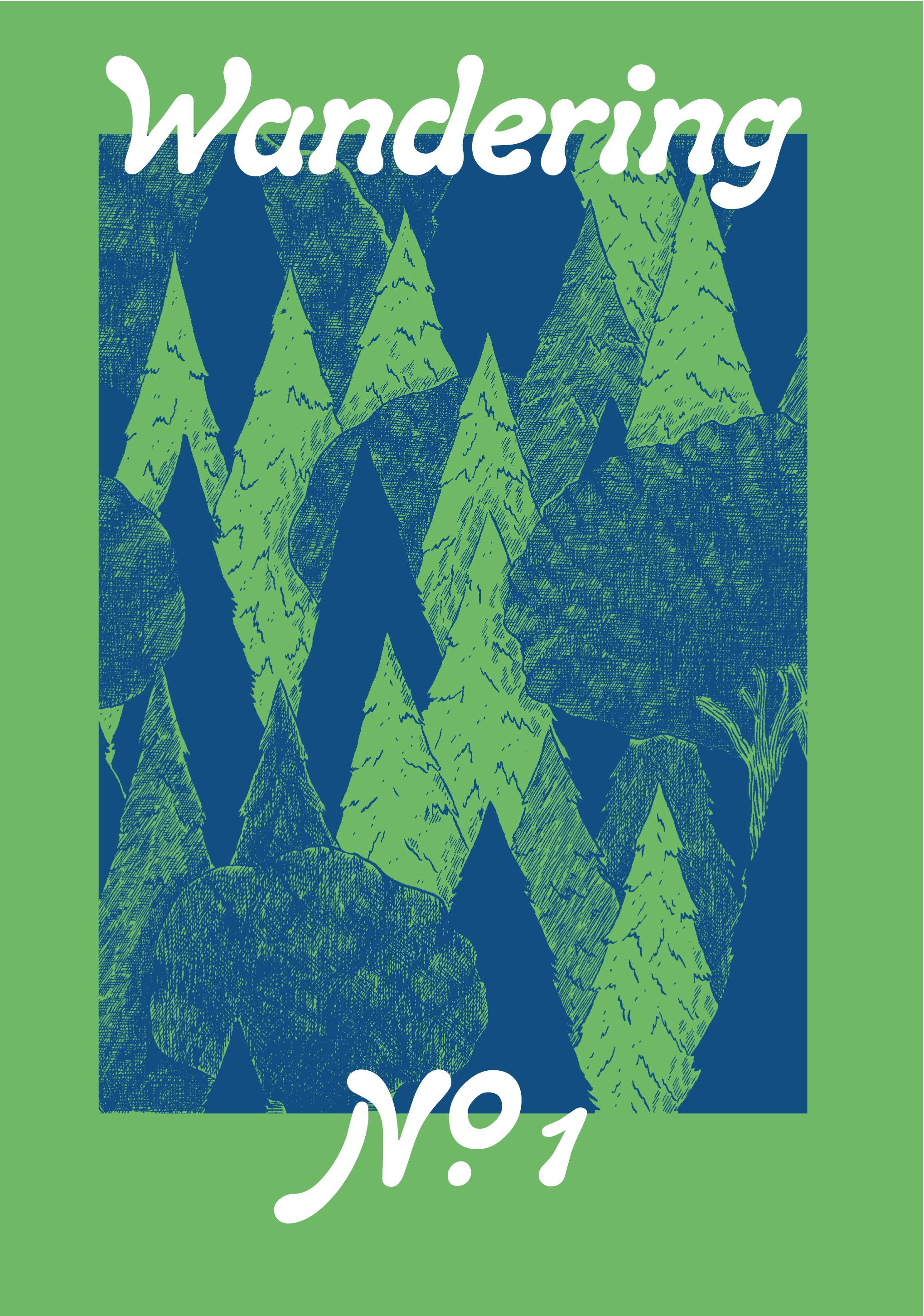 Wandering No. 1: Cover von Rui Tenreiro, einem Illustrator und Comic-Zeichner aus Mozambique, der in Stockholm lebt
