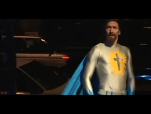 Trashkultur vereinnahmt den Erlöser: «Ultrachrist», der Superheld mit dem Kreuz.