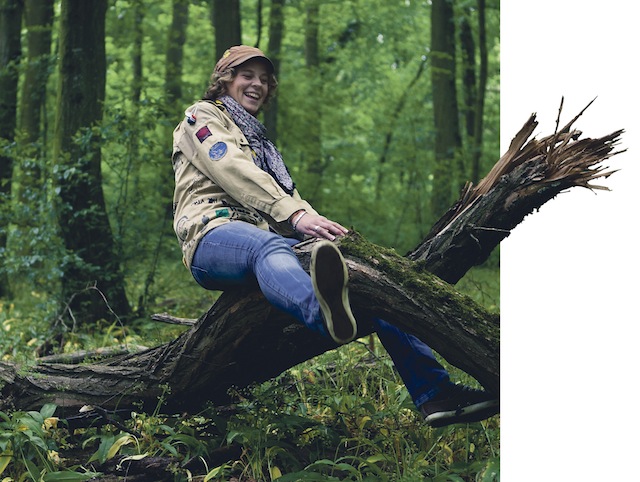 Valérie Lemrich – als Lagerleiterin Pipistrella mischt sie an Pfingsten mit den Bibern und den Wölfli der Pfadi Sunnebärg den Wald auf.