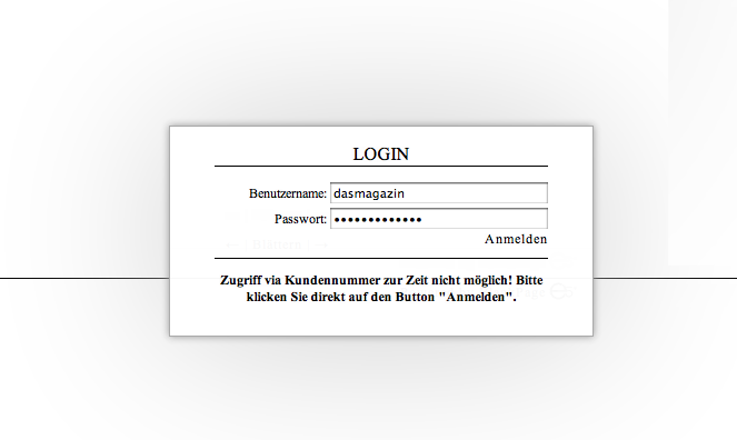 Das Magazin
