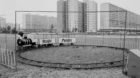 Bratislava 1992 - Parish fair in Petrzalka. Photo by Roland Schmid
