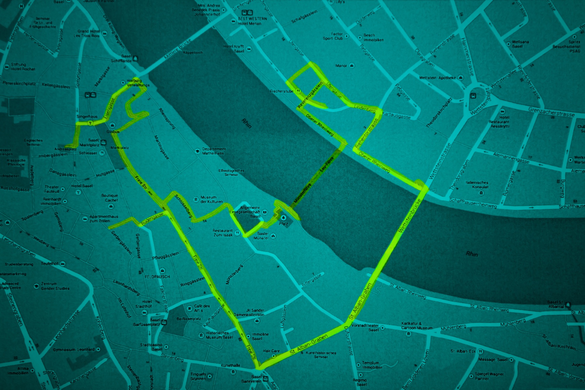 Unsere Route
