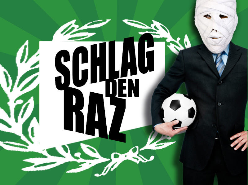 Schlag den Raz 3.0 – das Schlusstableau an der Spitze.