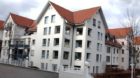 Eine Wohnsiedlung in Zuerich, aufgenommen am Donnerstag 21. Febraur 2002. (KEYSTONE/Walter Bieri)