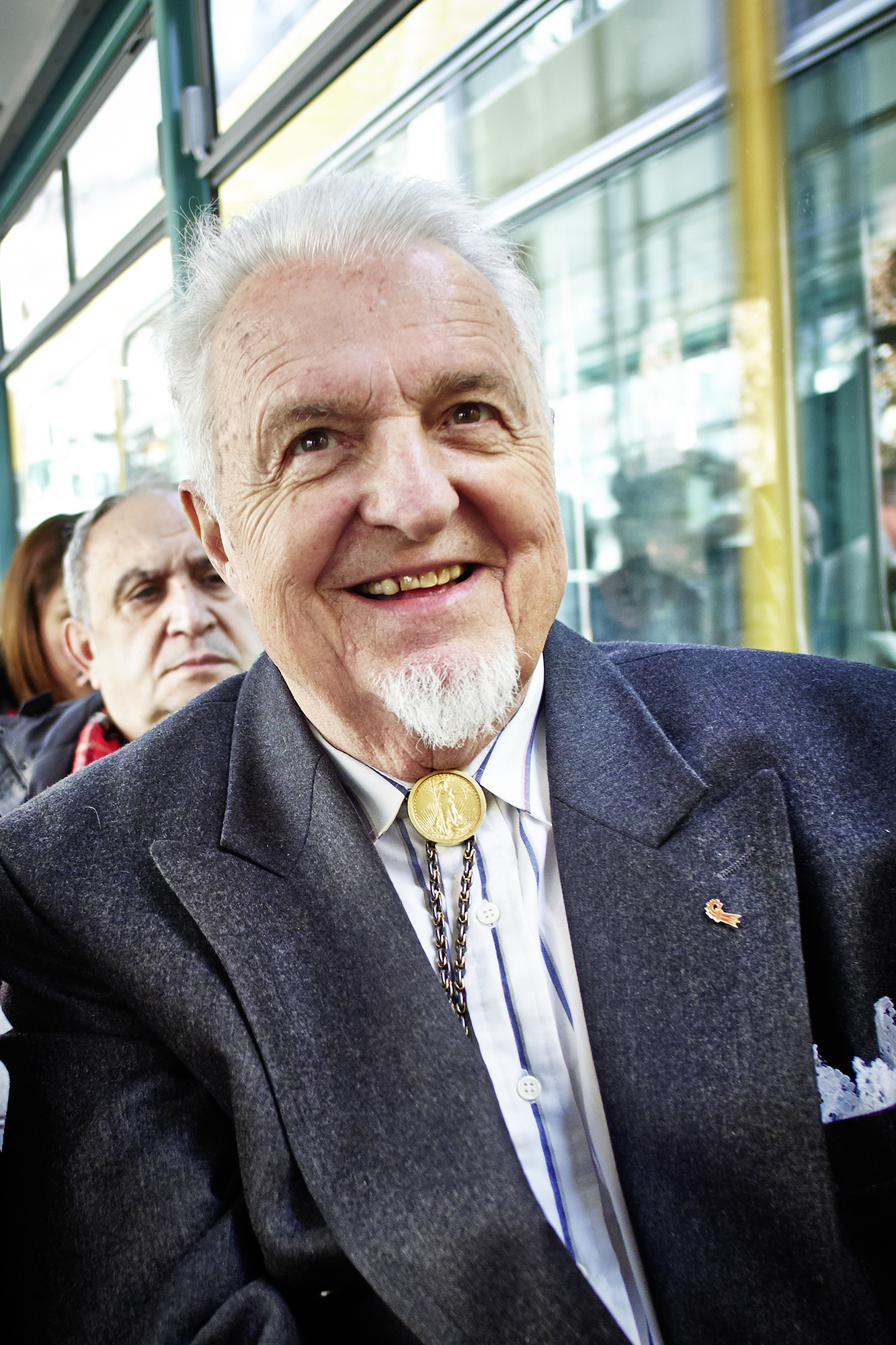Der ehemalige BLT-Direktor Paul Messmer unterwegs.