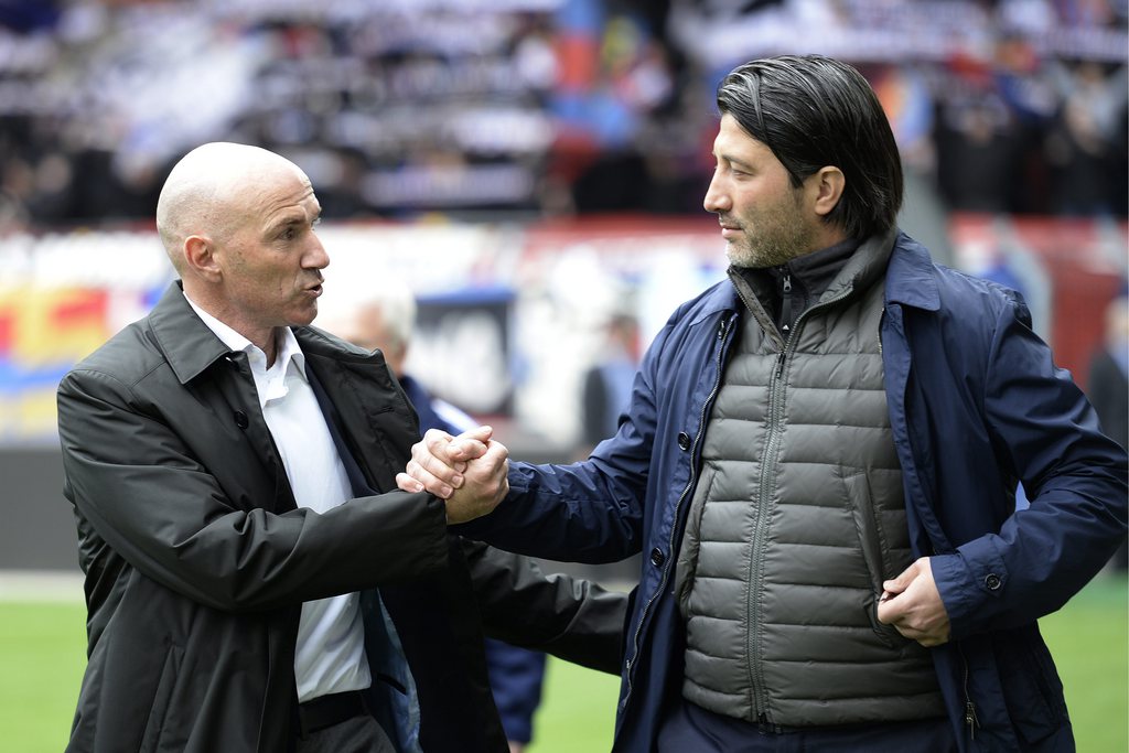 Der Bessere soll gewinnen, sagt Murat Yakin (rechts), und wenn es sein Luzerner Kontrahent Carlos Bernegger (links) besser hinbekommt – dann mag ihm das der Basler Trainer auch gönnen.