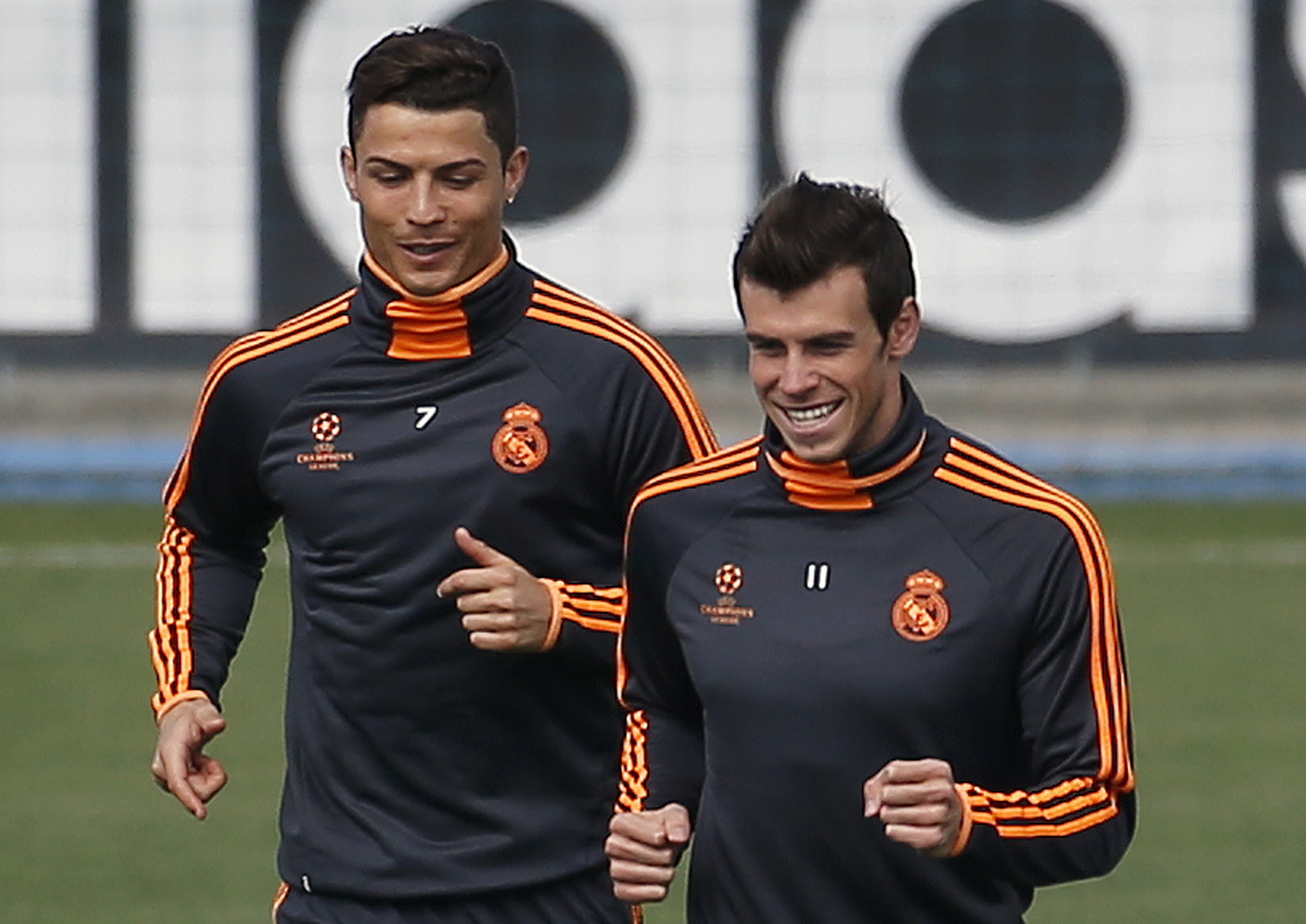 Real Madrid hofft auf Cristiano Ronaldo (links), der sich am Dienstag im Training zurückmeldete, und auf den erkälteten Gareth Bale.