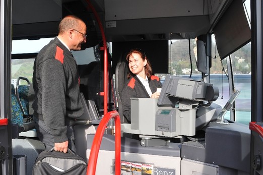 Maya Wirz fährt den Bus 81 der Autobus AG von Basel nach Reigoldswil.
