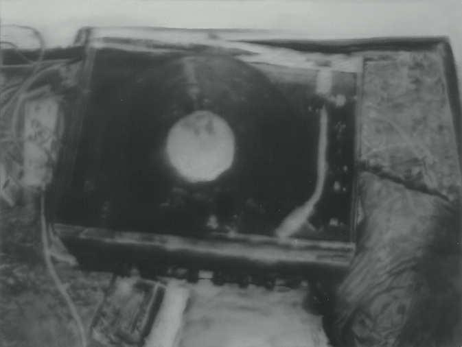 «Plattenspieler», ein Bild aus dem Oktober-Zyklus (1988).