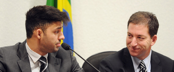 Glenn Greenwald (rechts) und sein Partner David Miranda.