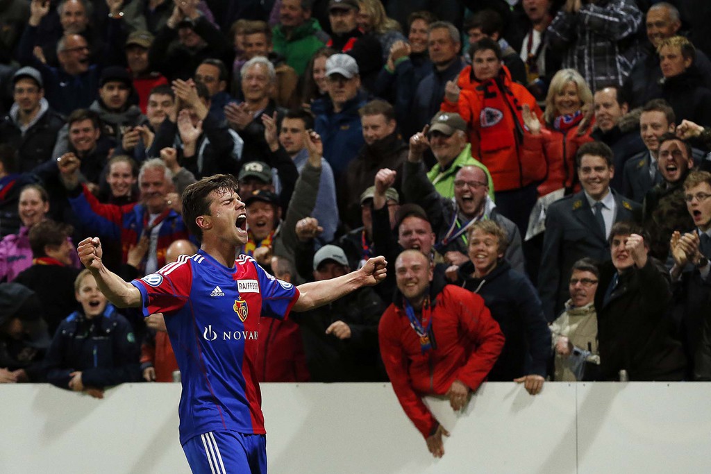 Valentin Stocker at his best: Antreiber, Torschütze und zum sechsten Mal Meister mit dem FC Basel.