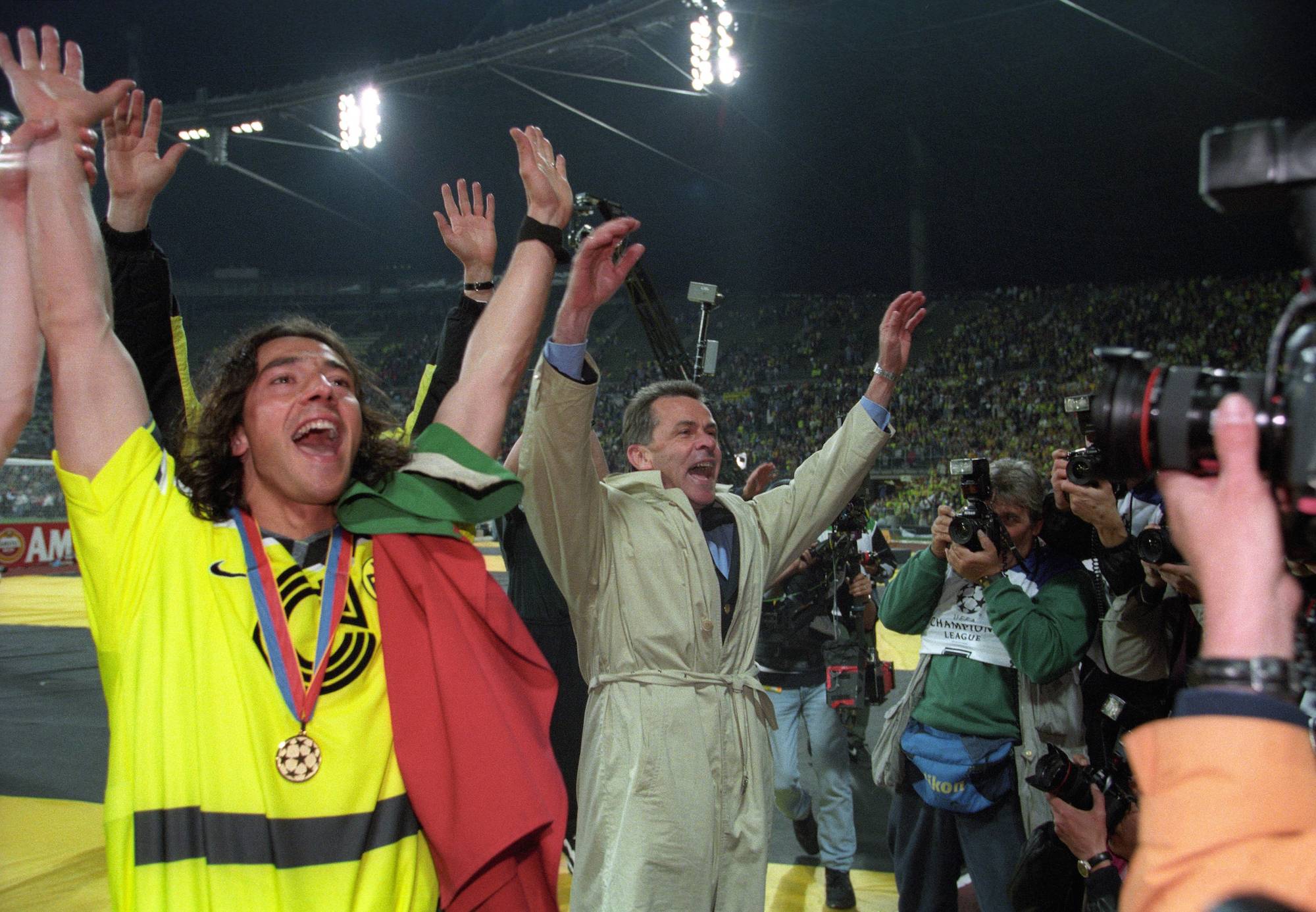 «Fantastische Führungsqualitäten» – Paulo Sousa (links, beim Champions-League-Gewinn mit Dortmund) über Ottmar Hitzfeld.