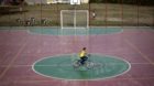 A boy rides a bicycle at the slum of Varjo on the outskirts of Brasilia, ahead of the 2014 World Cup Group A soccer match bet