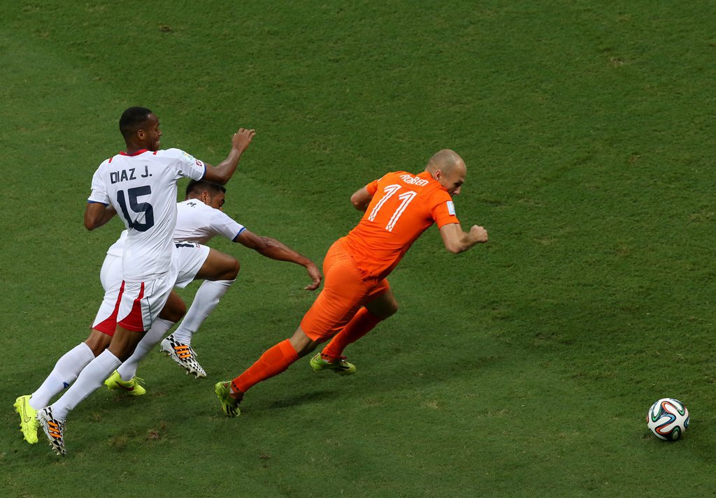 Der Spezialist für den Tempogegenstoss – Arjen Robben.