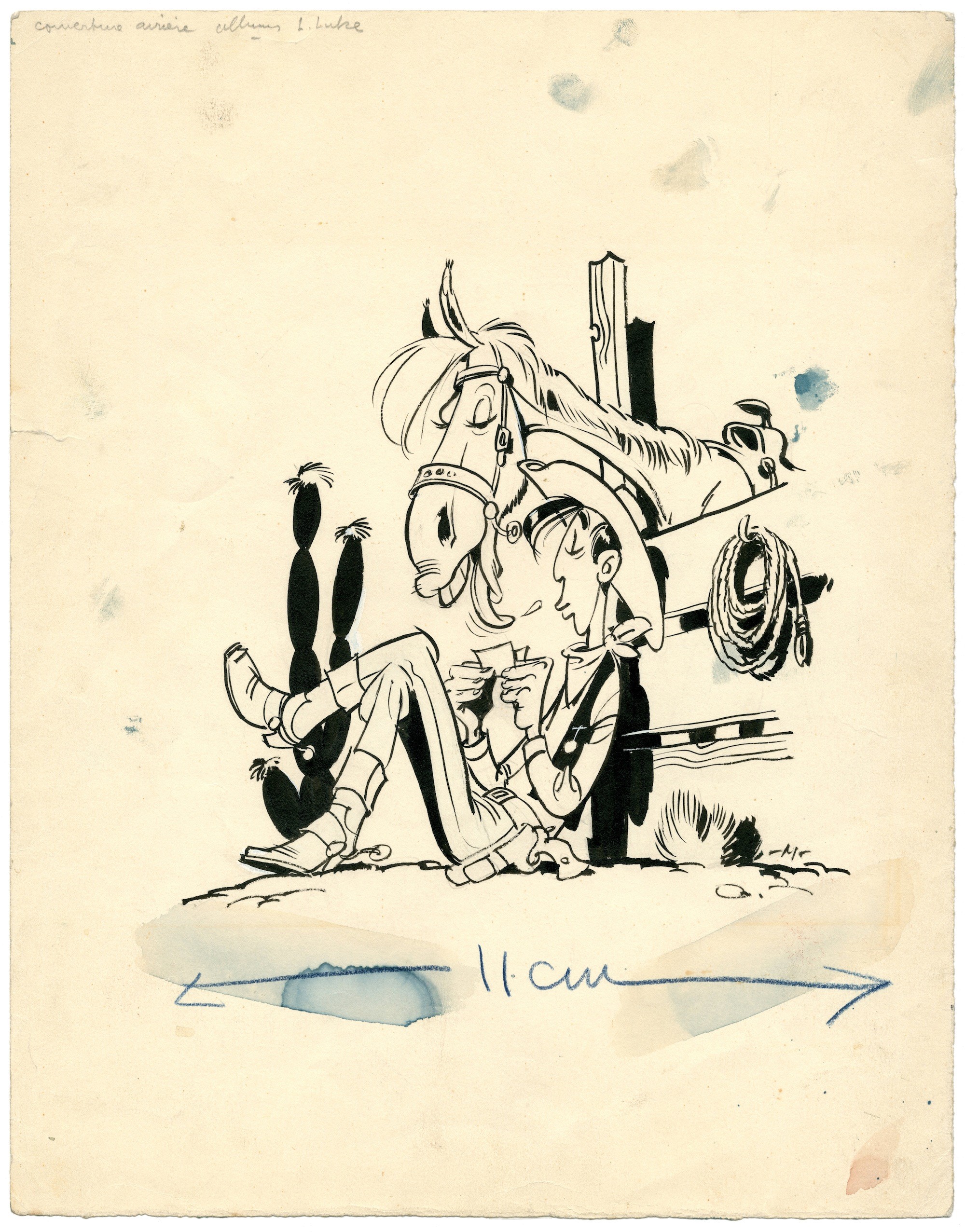 Das Cartoonmuseum hängt Lucky Luke TagesWoche