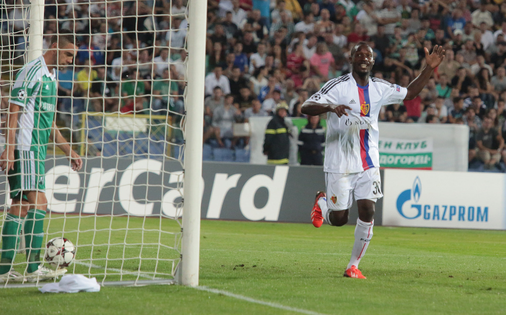 Süsse Erinnerungen für Giovanni Sio. Gegen Ludogorets Razgrad schoss er 2013 sein erstes Tor für den FC Basel.
