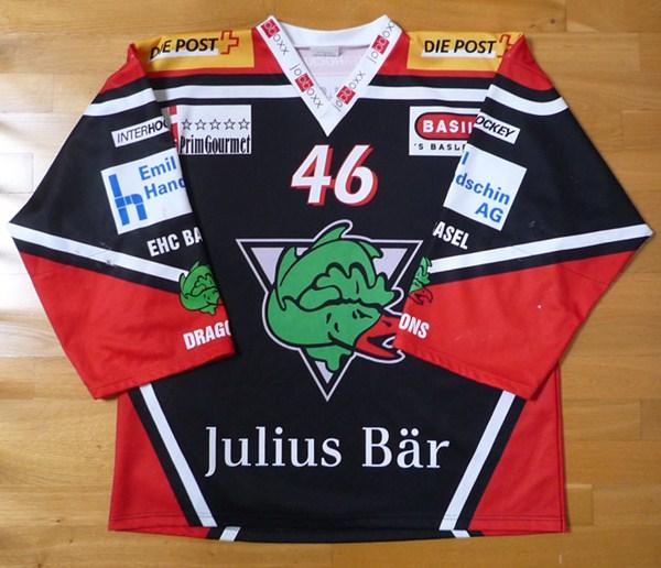 Das Trikot der EHC Basel Kleinhüningen Dragons.
