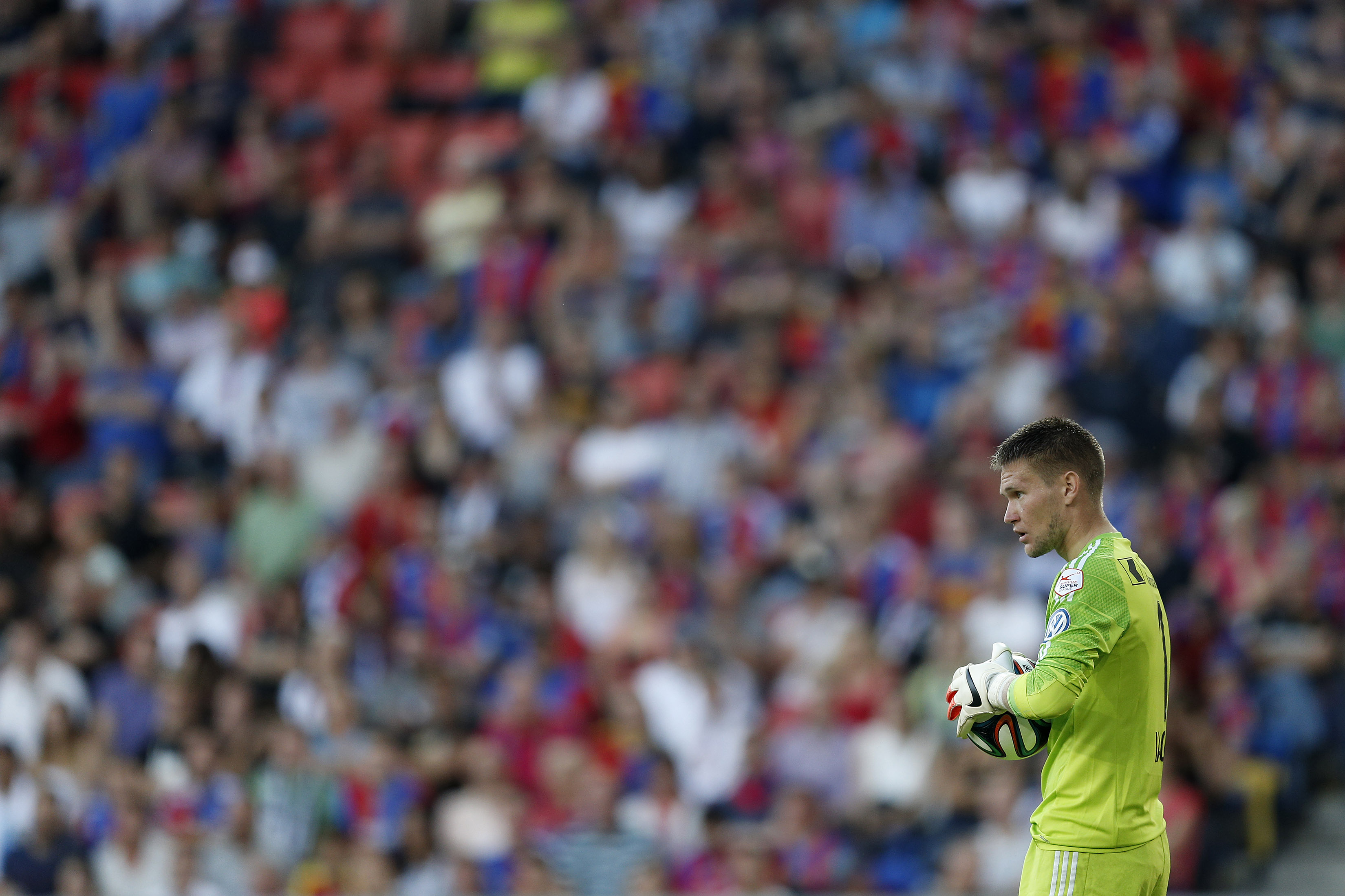 «Ein voller St.-Jakob-Park gibt uns jede Menge Kraft» – der neue FCB-Torhüter Tomas Vaclik beim Sieg gegen den FC Zürich.