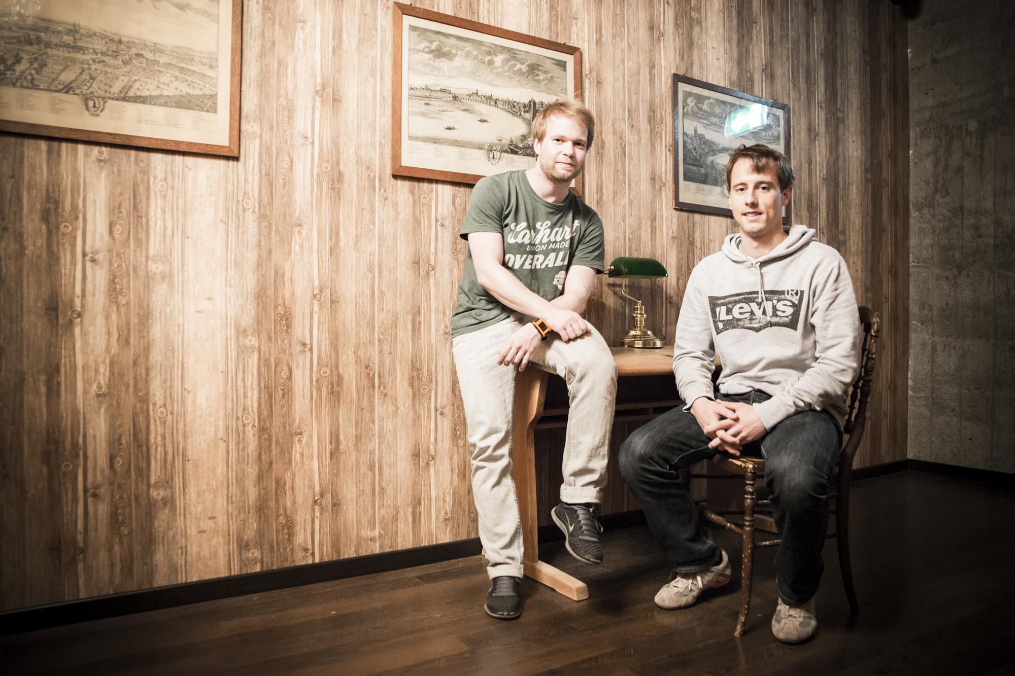 Die beiden Ingenieure Lukas Haas und Felix Erzinger sind die Gründer von RoomEscape Basel.