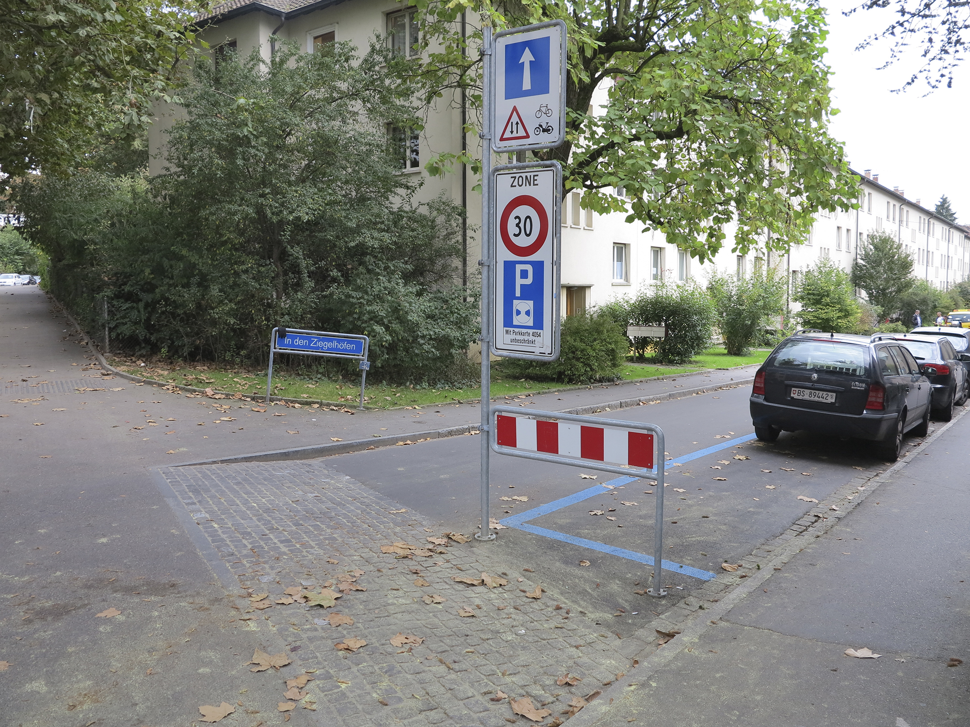 Die Tempo-30-Zone in den Ziegelhöfen bleibt. Die Anwohnerschaft will keine Begegnungszone.
