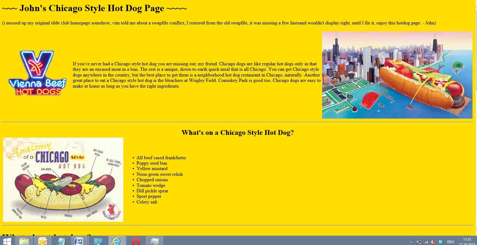 Retro-Trend im Netz: Grelle Webpages im Stil der 90er Jahre bei Tilde.Club.
