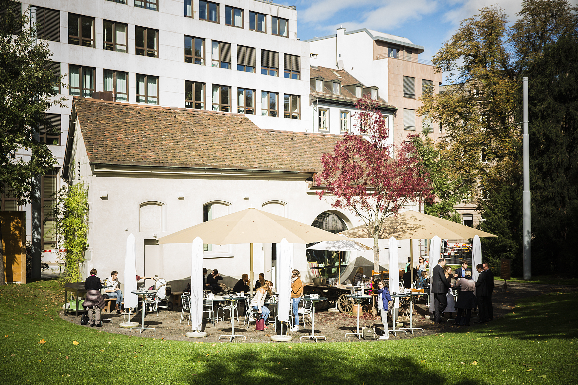 Foto: Stefan Bohrer, TagesWoche Geschichte über Pärke in Basel - 18.19/10/2014 - Elisabethenanlage
