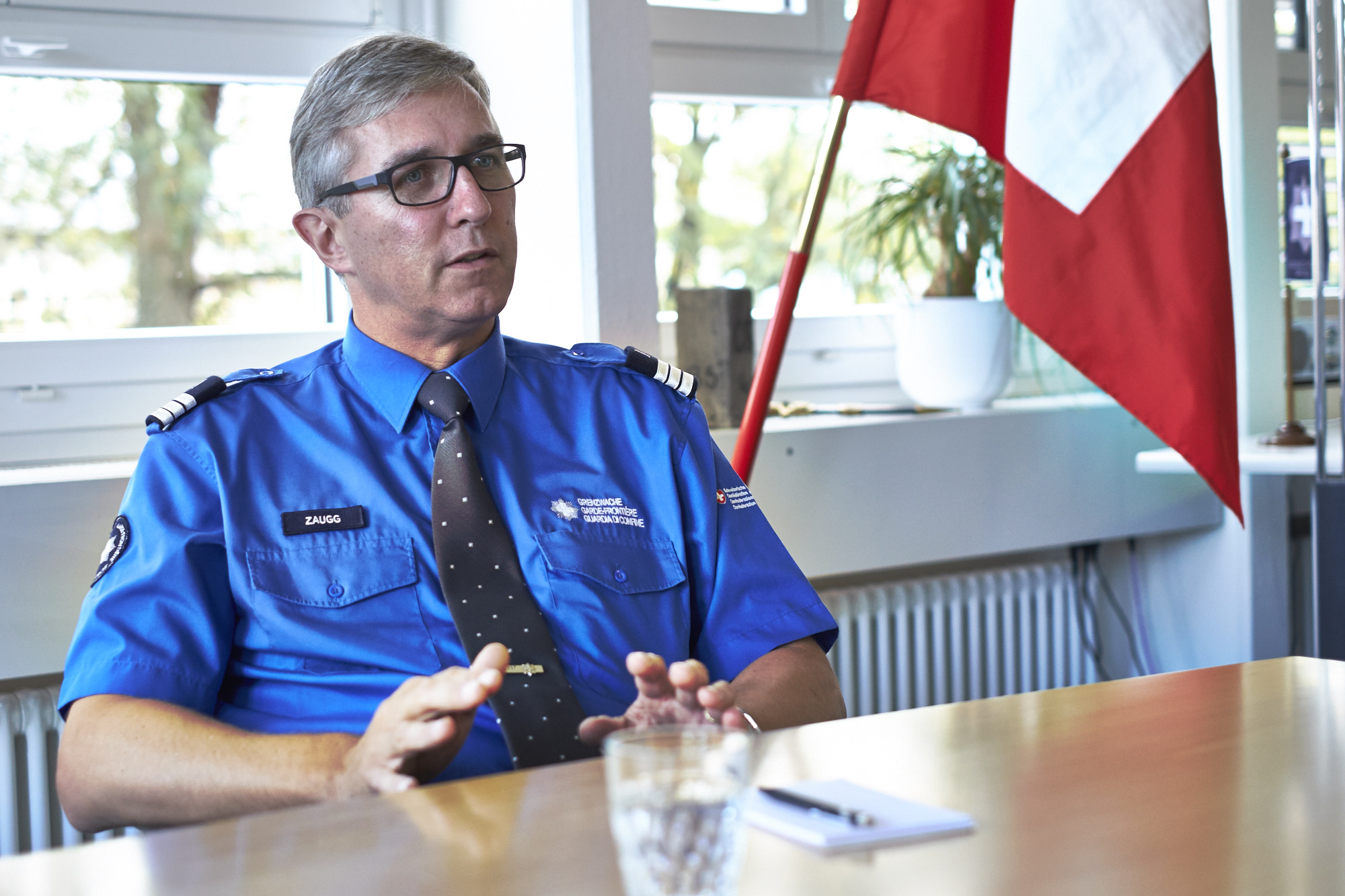 «Wir haben eine gute Zusammenarbeit mit allen Behörden», sagt Roger Zaugg, Kommandant der Grenzwachtregion Basel.