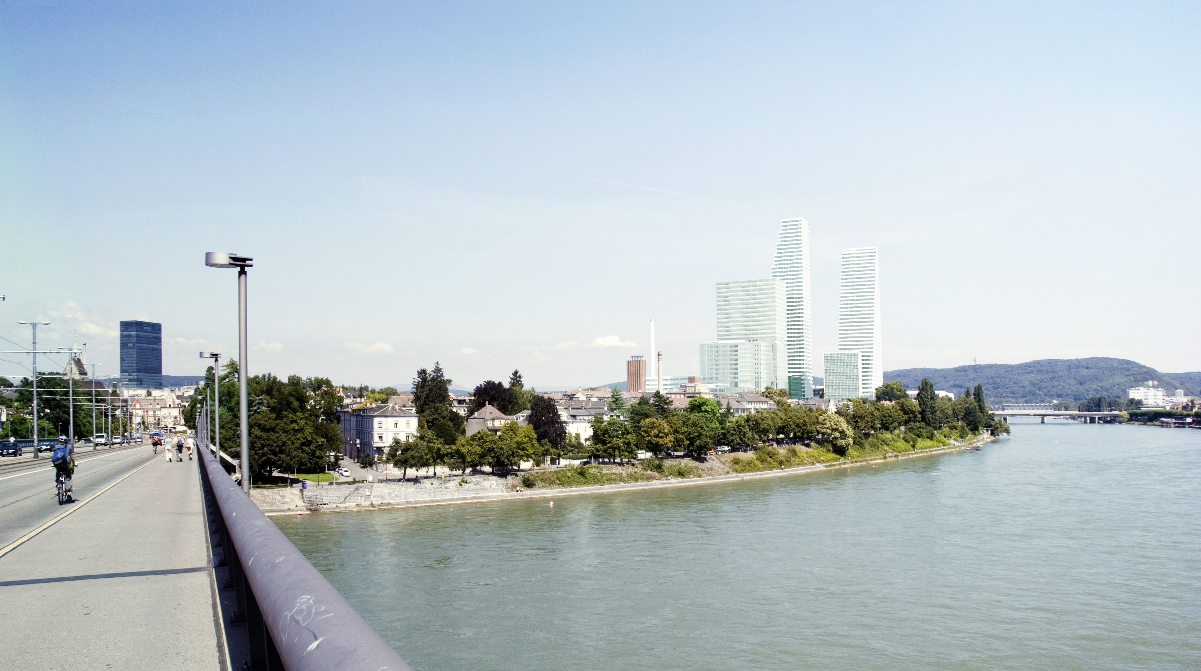...und der Wettsteinbrücke.