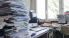 An office at the CERN Meyrin site near Geneva, Switzerland, pictured on June 11, 2014. At CERN, the European Organization for
