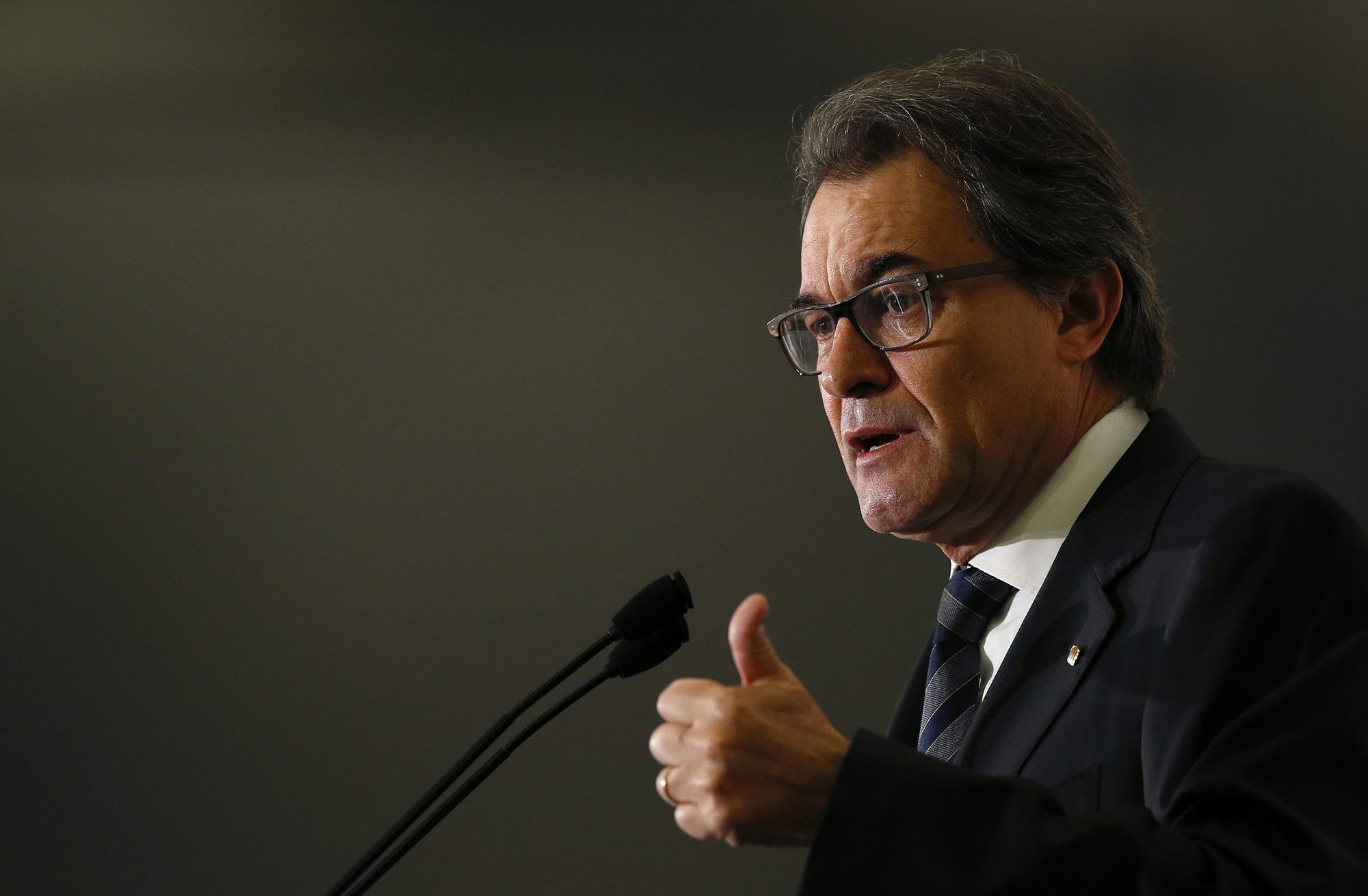 Laviert geschickt zwischen allen Fronten: Kataloniens Ministerpräsident Artur Mas.