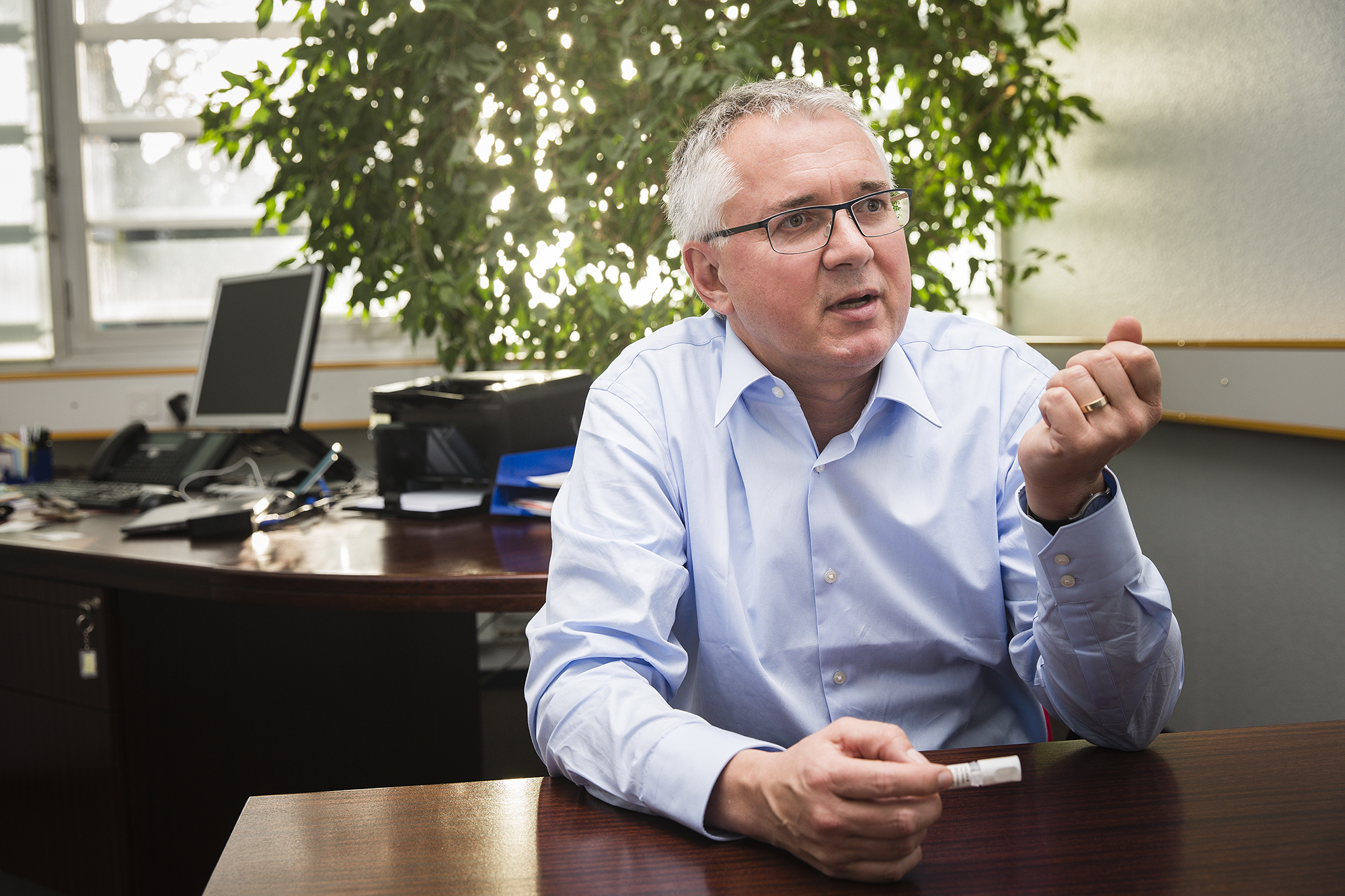 Statt mit Absatzzahlen und Produktinnovationen musste sich CEO Thomas Hafen in den letzten Monaten mit Politik beschäftigen.
