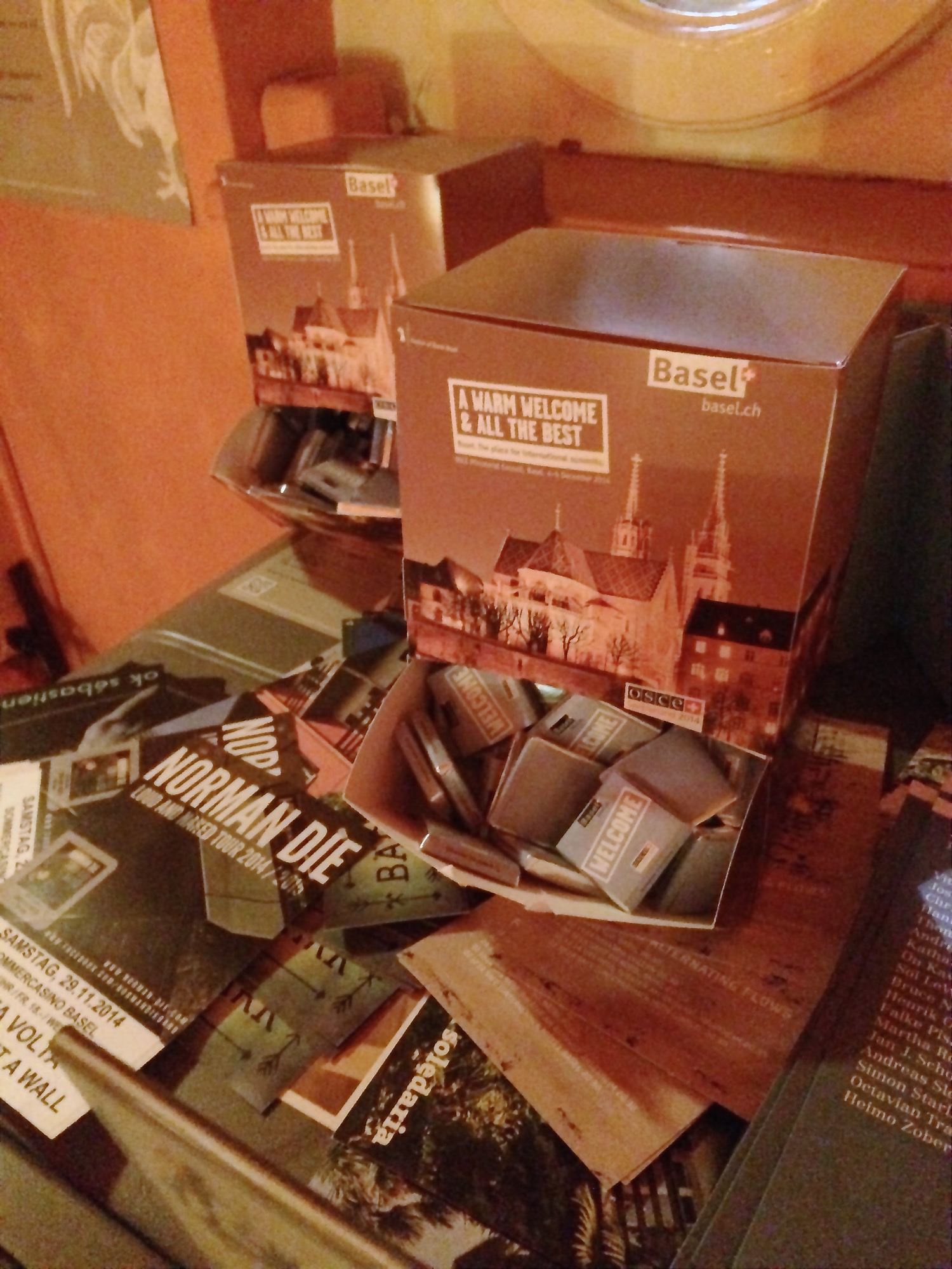 Welcome-Schokolade in der Baragraph