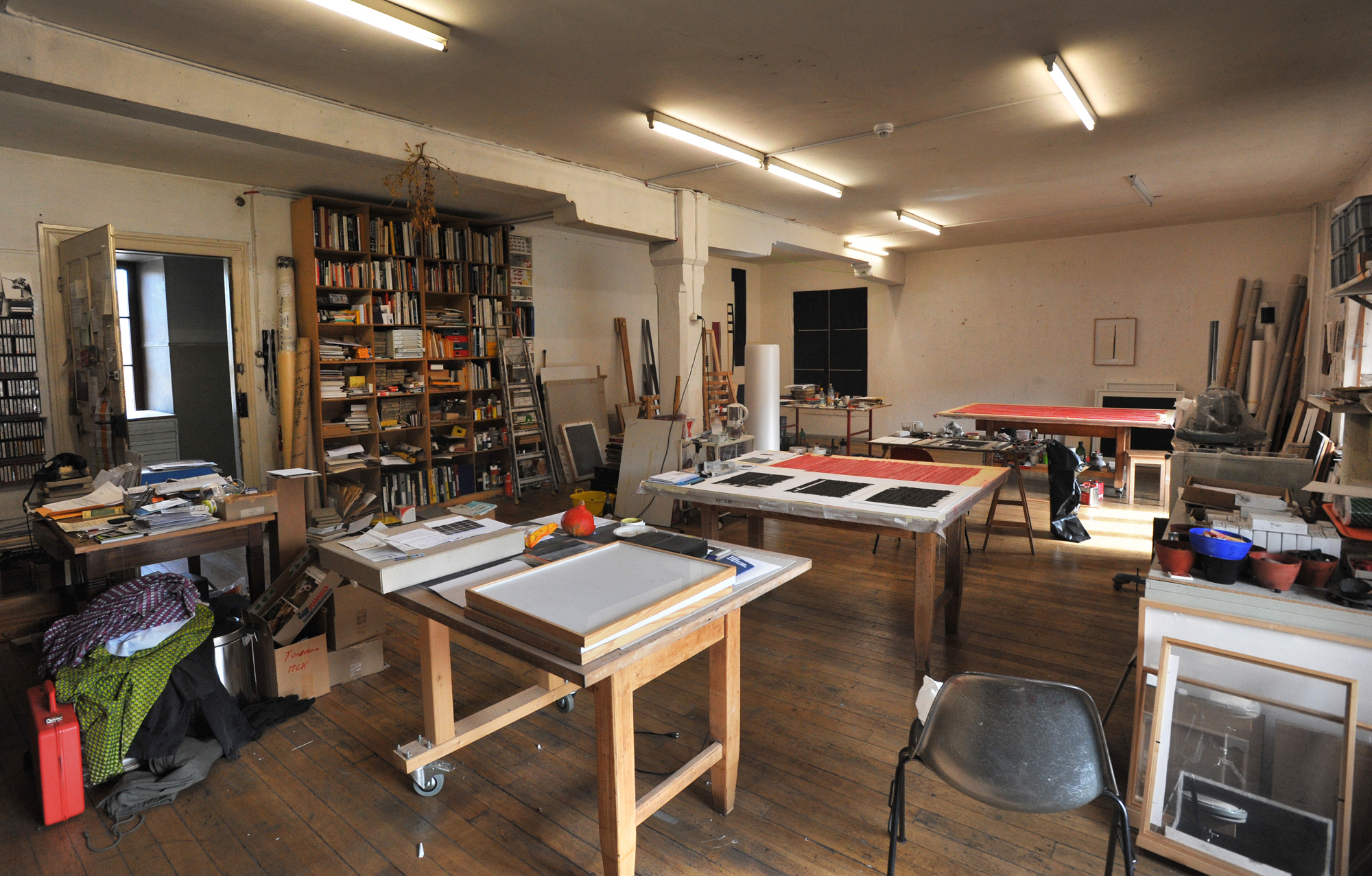 «Künstler ist man bis zum Tod.»: Atelier von Corsin Fontana.