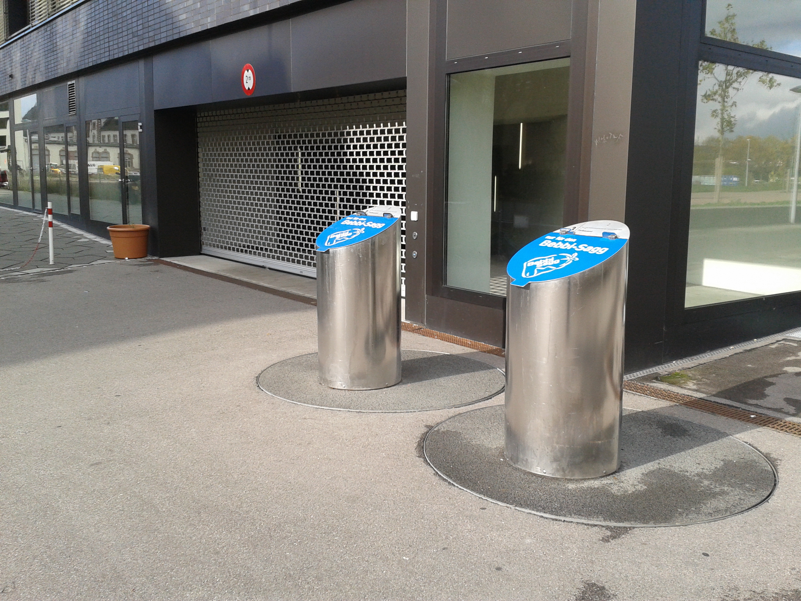 Unterflurcontainer: Im Erlenmattquartier bereits bekannt und bei den Anwohnern beliebt.