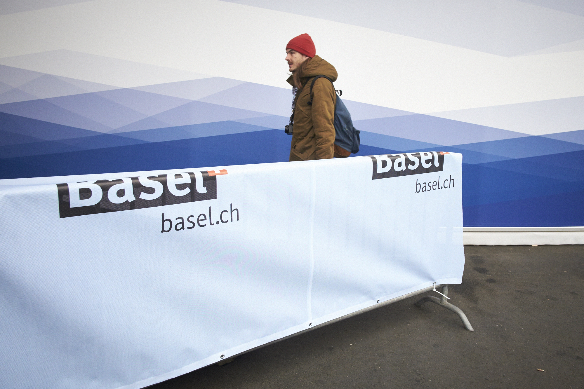 Die Sehenswürdigkeiten auf dem Messeplatz sind am Tag vor der Konferenz noch spärlich gesät.
