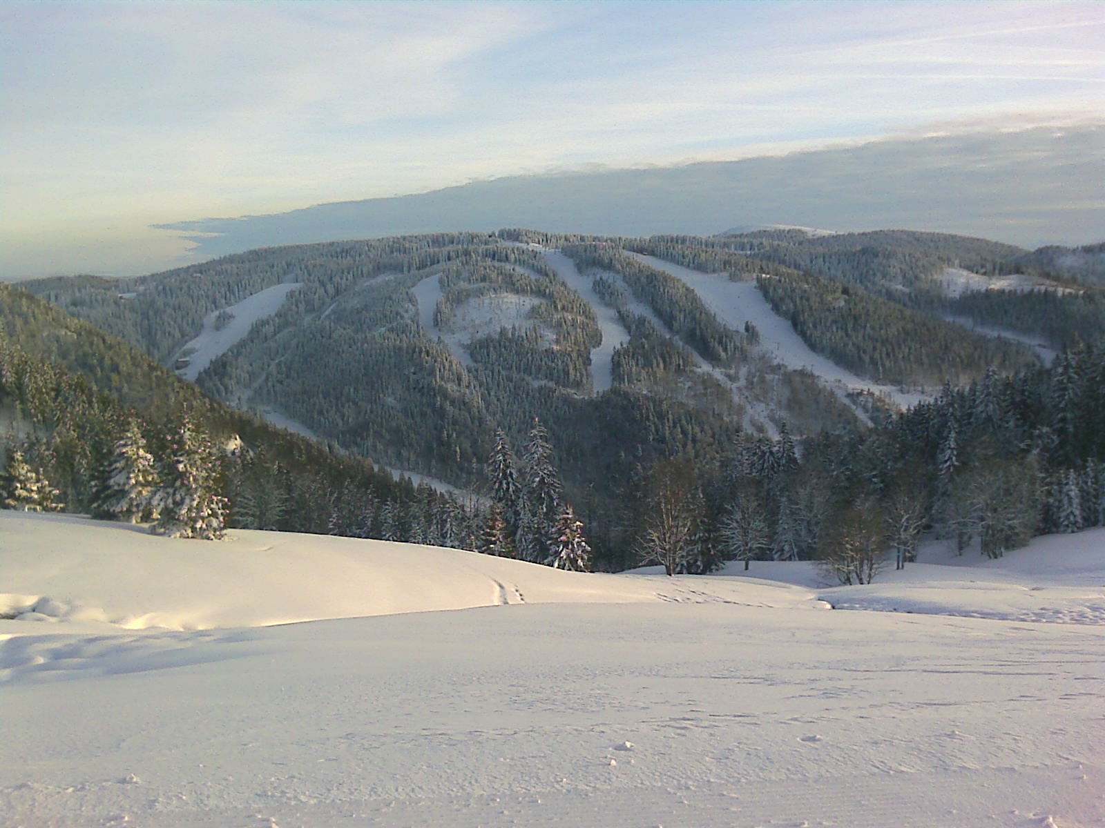 Die Pisten von Fahl auf dem Feldberg eigneten sich hingegen für die Profis.