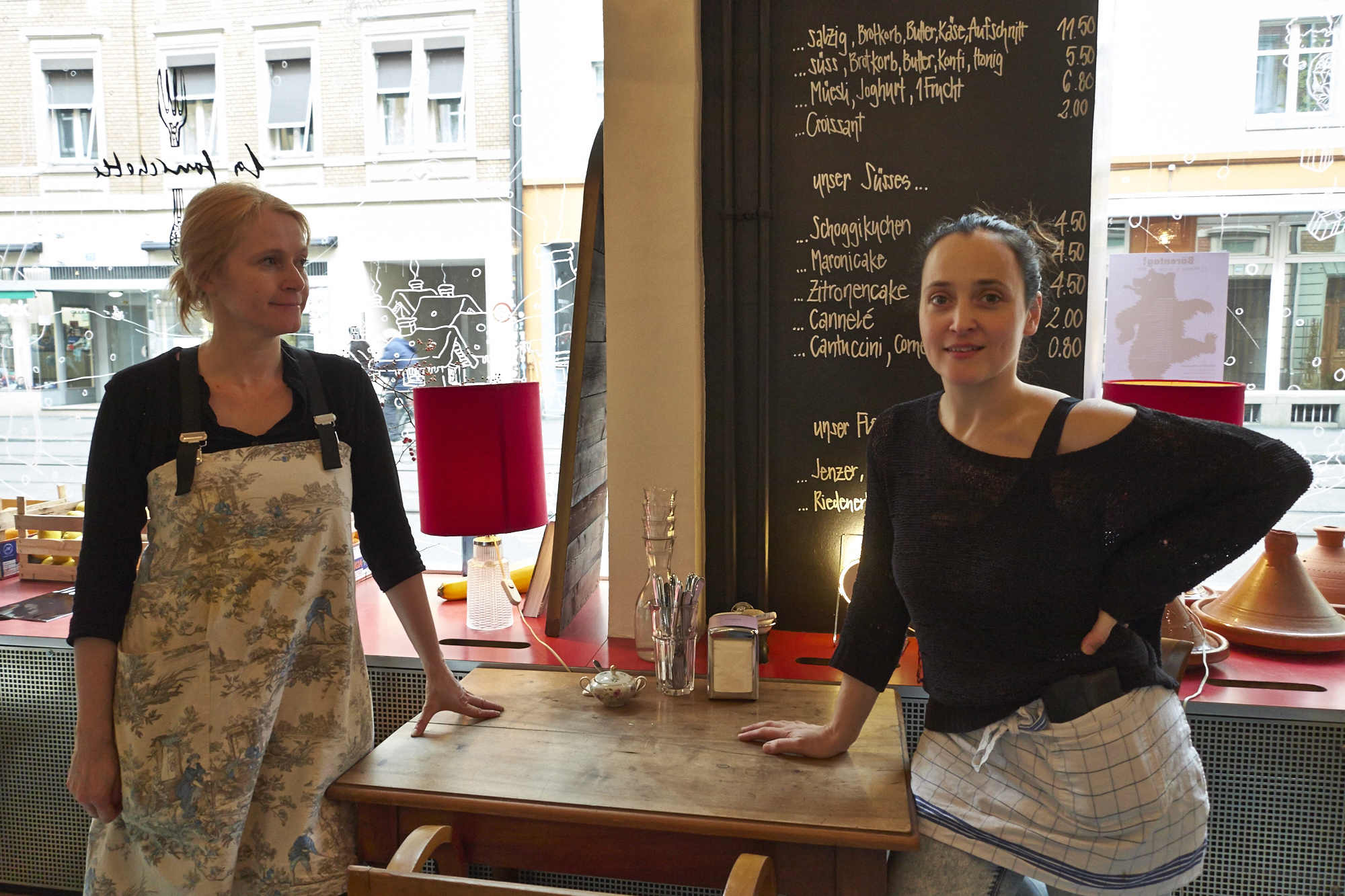 Köchin Claire Guerrier und Gastgeberin Maya Totaro servieren im «La Fourchette» täglich ein kleines Frühstück. Am Wochenende gibt es den grossen Brunch.