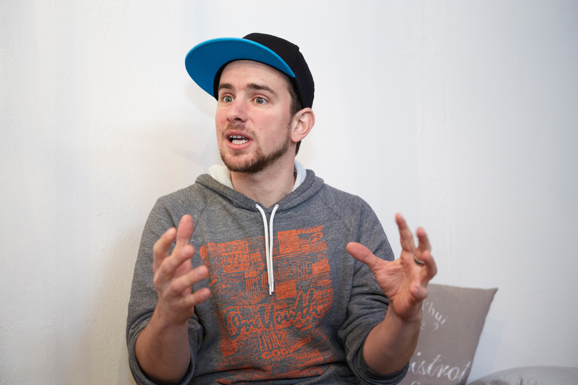 Wenn Raphael Fabry auf Jesus zu sprechen kommt, kennt er kein Halten mehr. Bibelzitate interpretiert er so, dass sie ihm in seinem Alltag eine Stütze sind.