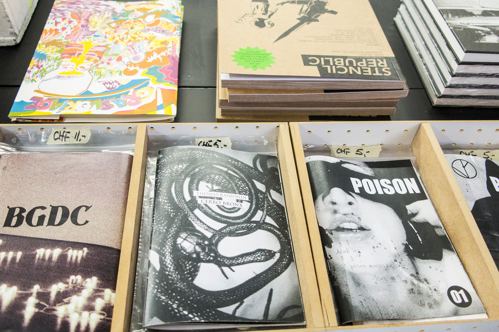 Die kleinen Magazine gibt es ab fünf Franken zu kaufen.