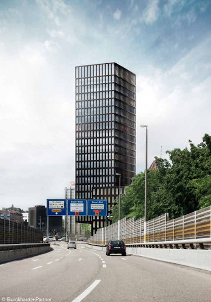 Der Grosspeter-Tower, der 2017 fertig sein soll.