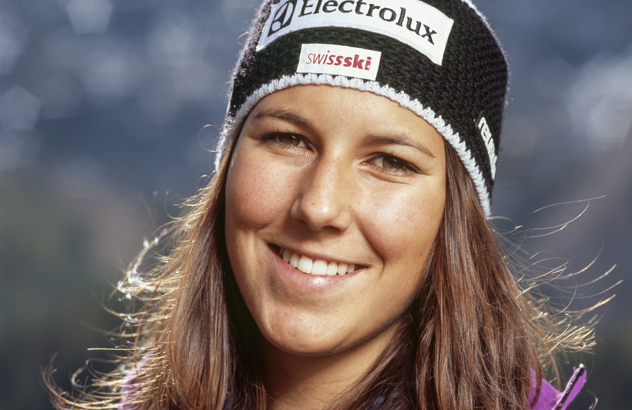 ZUR SELEKTION DER SCHWEIZER SKI ALPIN FRAUEN FUER DIE WM 2015 IN BEAVER CREEK UND VAIL VOM 2. FEBRUAR BIS 15. FEBRUAR 2015, STELLEN WIR IHNEN FOLGENDES BILDMATERIAL ZUR VERFUEGUNG - Wendy Holdener, Schweizer Skifahrerin, posiert in Saas Fee, am 8. Oktober 2013. (KEYSTONE/Gaetan Bally)..