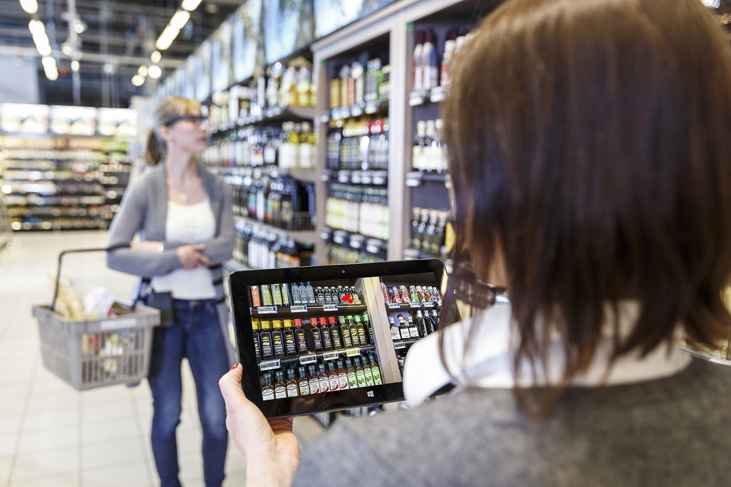 Die Daten des Eye-Tracking zeigen, wo der Blick des Kunden verweilt. Ob der Kunde auch das will, worauf er schaut?