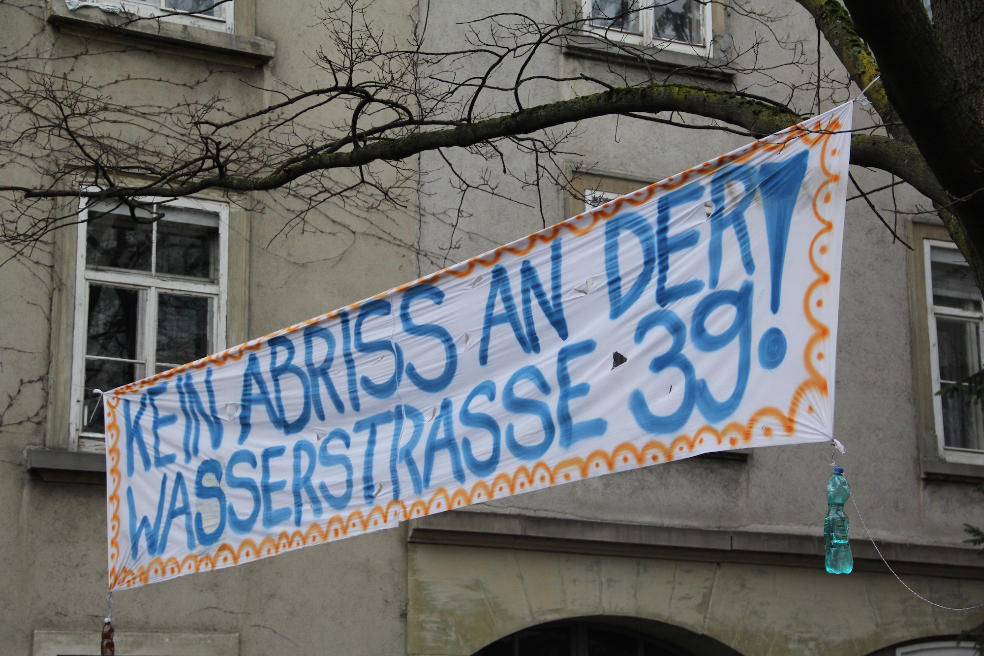 Kampf für die Erhaltung des Hauses an der Wasserstrasse 39