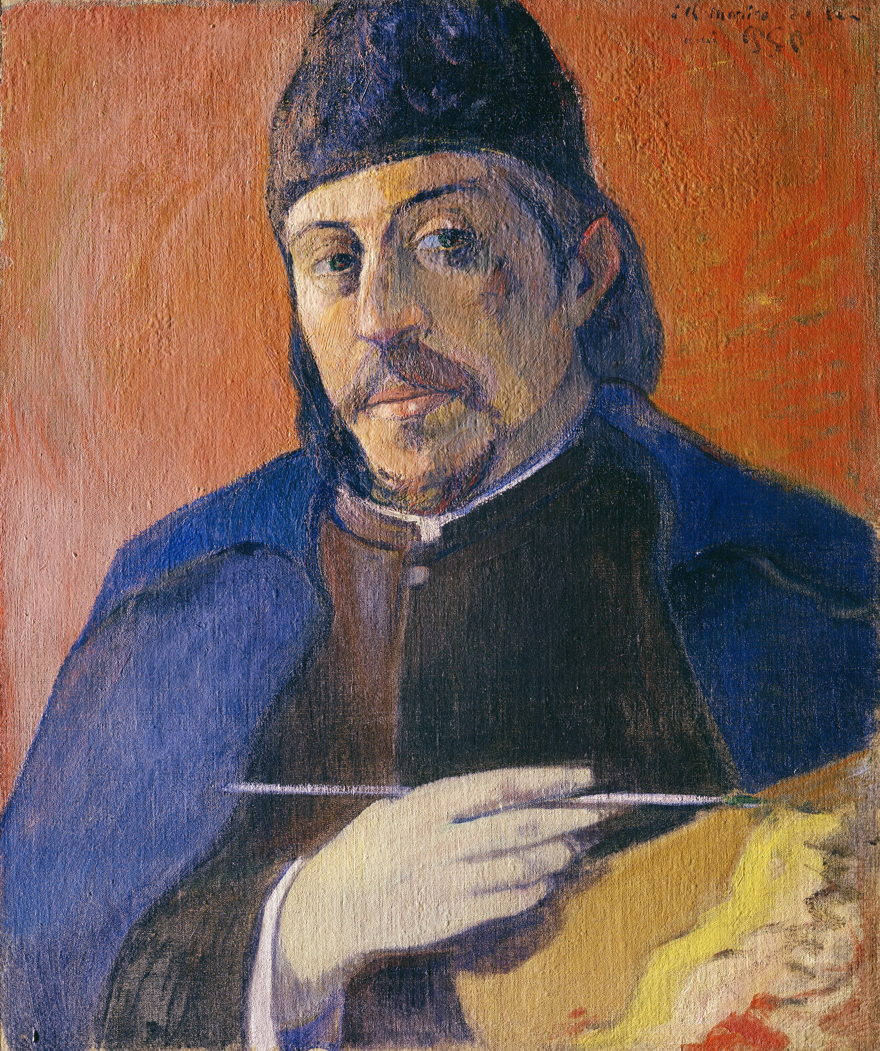 Paul Gauguin Autoportrait à la palette, ca. 1893/94