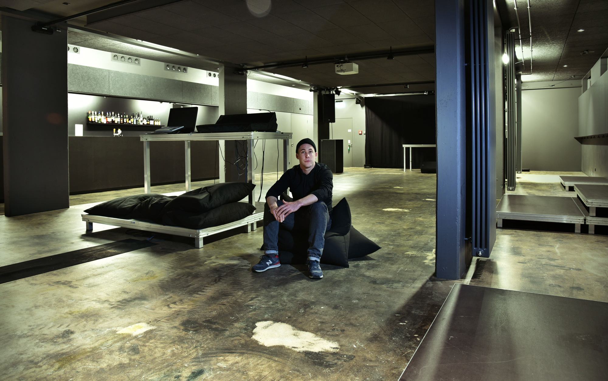 In der Black Box, die kein gewöhnlicher Club sein soll: Marc Schwegler.